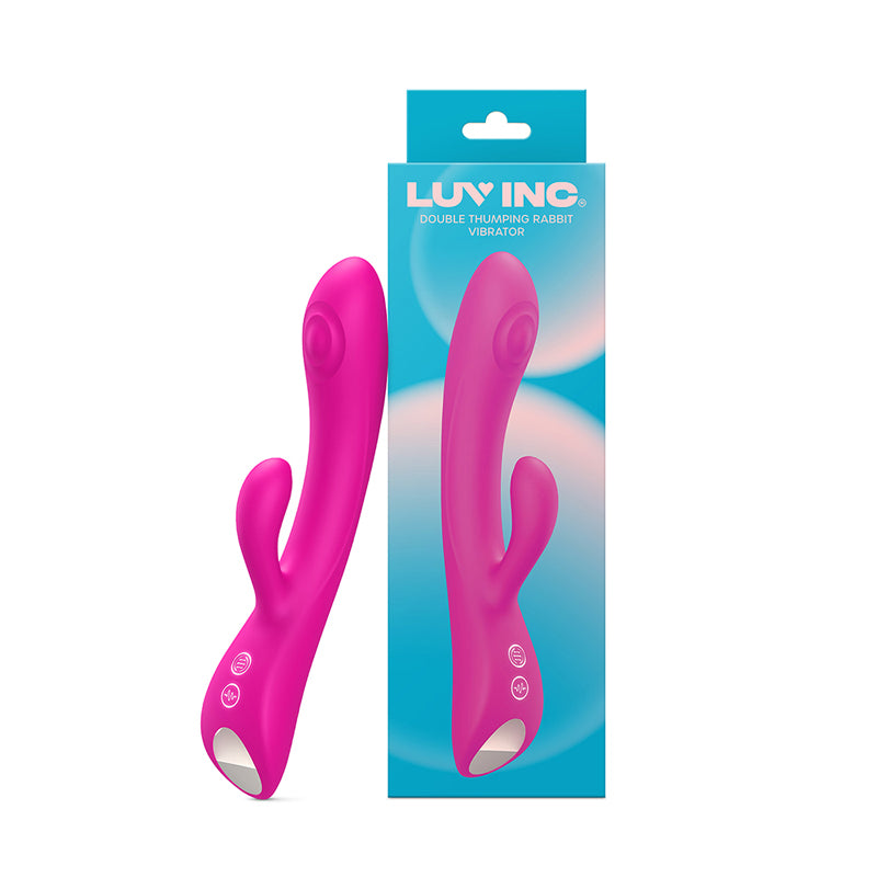 Luv Inc Dr42: Double Thumping Rabbit Vibrator Pink